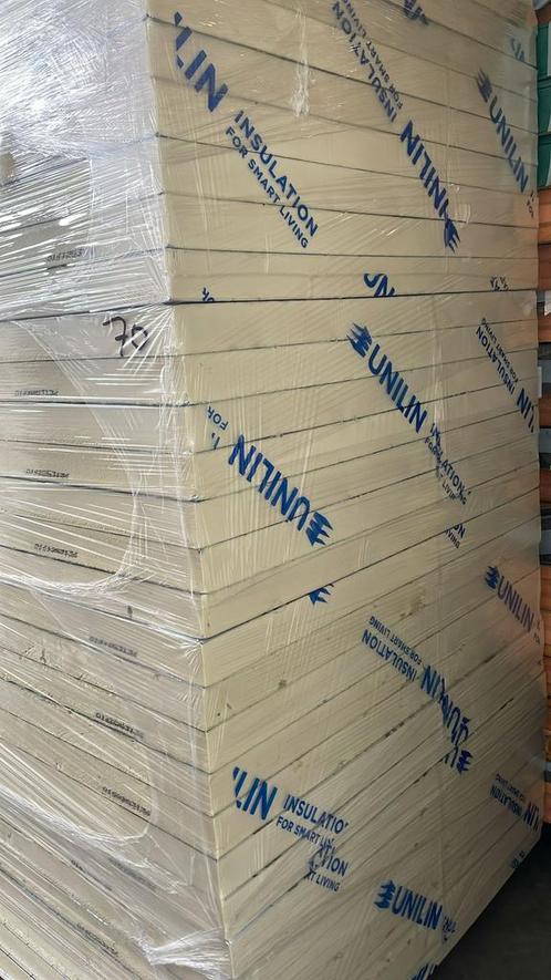 Mooie partijen 70 en 80 mm pir 240 x 120 cm alu b keus, Doe-het-zelf en Verbouw, Isolatie en Afdichting, Hardschuim (Pir), 8 tot 12 cm