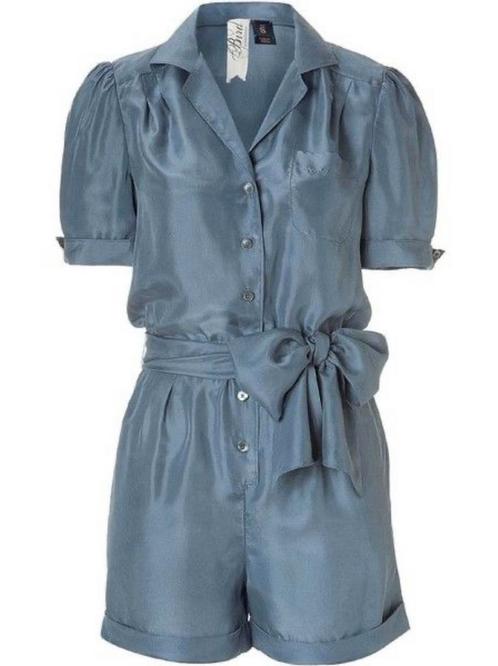 Silk jumpsuit playsuit blauw van Juicy Couture, Kleding | Dames, Jumpsuits, Ophalen of Verzenden