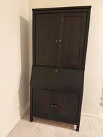 IKEA Hemnes Secretaire Bureau - Zwart, Ophalen, Gebruikt, Zwart, Bureaustoel