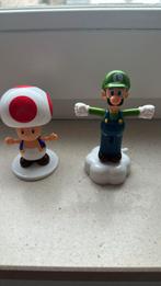Mario figuren: Luigi en Toad, Ophalen of Verzenden, Zo goed als nieuw