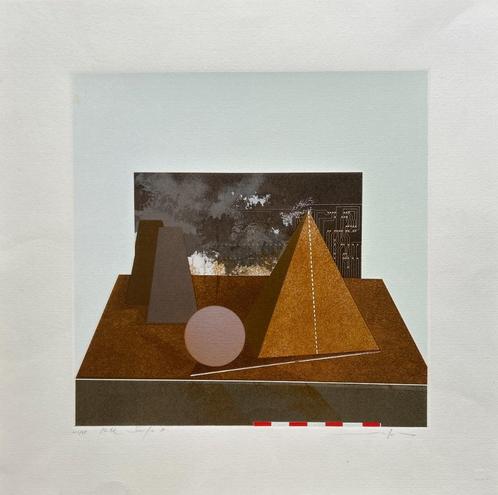 Zeefdruk Martin R. Baeyens, Antiek en Kunst, Kunst | Litho's en Zeefdrukken, Verzenden