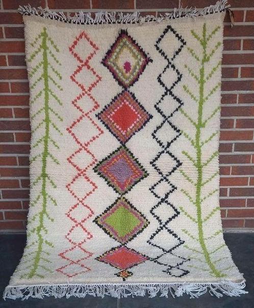 Vintage berber vloerkleed 105x150 cm, Huis en Inrichting, Stoffering | Tapijten en Kleden, Zo goed als nieuw, Rechthoekig, Ophalen of Verzenden