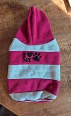 Honden hoodie. Ruglengte 23 cm. Amper gedragen, Dieren en Toebehoren, Hondenkleding, Ophalen of Verzenden, Zo goed als nieuw, Hondentrui