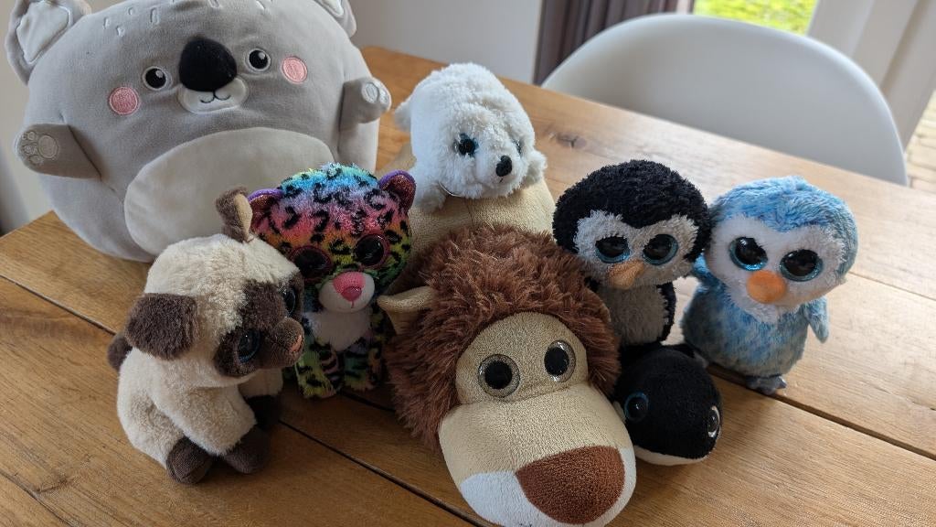 Ty Beanie knuffels, Kinderen en Baby's, Speelgoed | Knuffels en Pluche, Ophalen, Gebruikt, Overige typen