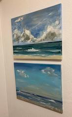 Zee ~ schilderij ~ atelier, Ophalen, Nieuw, Schilderij, Minder dan 50 cm