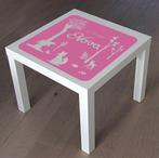 geboortekaart omgetoverd tot kraamcadeau sticker op ikea lac, Ophalen of Verzenden, Nieuw, Tafel(s)