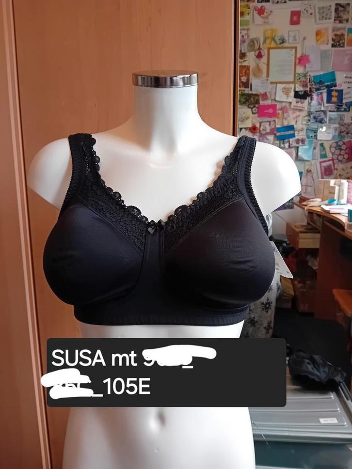 Nieuwe zwarte prothese bh mt 105E, Kleding | Dames, Ondergoed en Lingerie, BH, Zwart, Ophalen of Verzenden