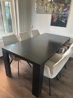 Gratis echte houten tafel 200cmx100cm, Huis en Inrichting, Tafels | Eettafels, Ophalen, Gebruikt, 100 tot 150 cm, 200 cm of meer