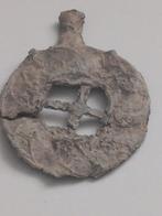 Romeinse grafgift, spiegeltje met motieven, Antiek en Kunst, Antiek | Koper en Brons, Ophalen of Verzenden