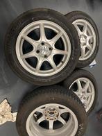 15" LM Velgen met Winterbanden - Renault Twingo, Auto-onderdelen, Banden en Velgen, Ophalen, Gebruikt, 15 inch, Banden en Velgen