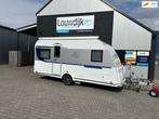 KNAUS Sport 450 FU ’21 (Mover, Fransbed, Luifel), Caravans en Kamperen, Caravans, Rondzit, Vast bed, Bedrijf, Hlouwdijk@ziggo.nl