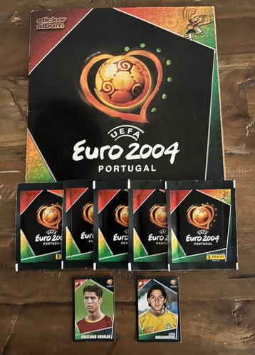 Euro 2004 Compleet+ 5 zakjes en oa stickers Ronaldo, Zlatan! beschikbaar voor biedingen