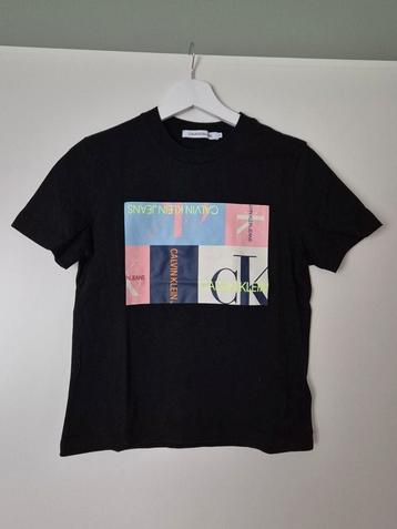 Zwart Calvin Klein T-shirt dames - maat S beschikbaar voor biedingen