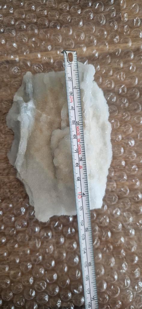 Grote glitter Set calcedoon en mammoet hout, Verzamelen, Mineralen en Fossielen, Ophalen of Verzenden