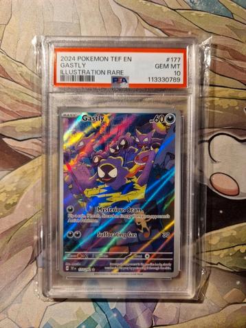 Gastly 177/162 Temporal Forces PSA 10 Slab Gengar Haunter beschikbaar voor biedingen