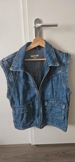 Spijkergilet met rits - Maat XS, Ophalen, Nyloden, Blauw, Zo goed als nieuw