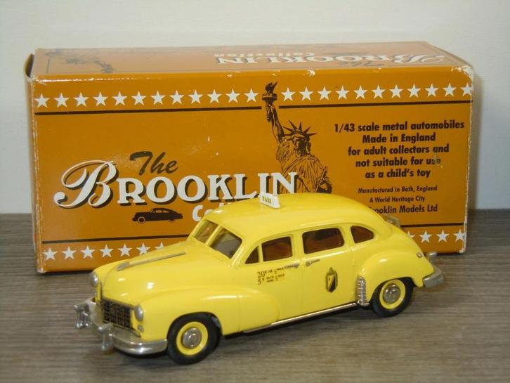 Checker New York Cab 1949 - Brooklin Models BRK89A - 1:43, Hobby en Vrije tijd, Modelauto's | 1:43, Zo goed als nieuw, Auto, Overige merken
