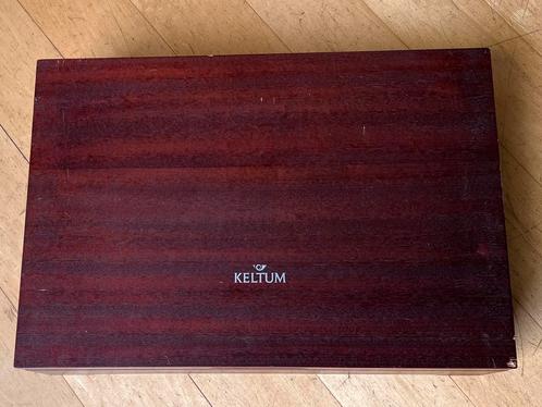 Keltum Besteklade van Hout – Met 2 Lagen, Huis en Inrichting, Keuken | Bestek, Zo goed als nieuw, Hout, Ophalen of Verzenden