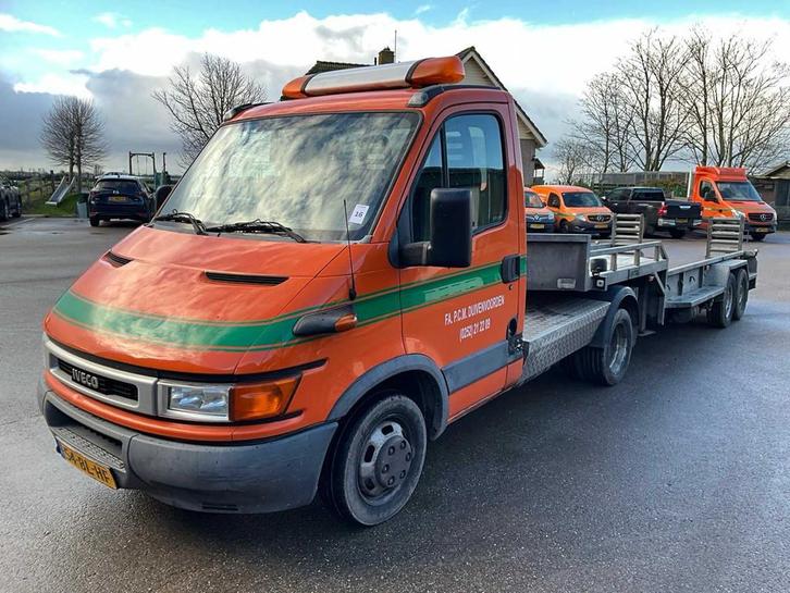 Bedrijfswagen met oplegger, Auto's, Bestelauto's, Bedrijf, Iveco, Overige brandstoffen, Euro 3, Handgeschakeld, Gebruikt