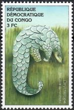 CONGO KINSHASA 27 - Dieren: zoogdieren (schubdier), Ophalen of Verzenden, Postfris, Dier of Natuur