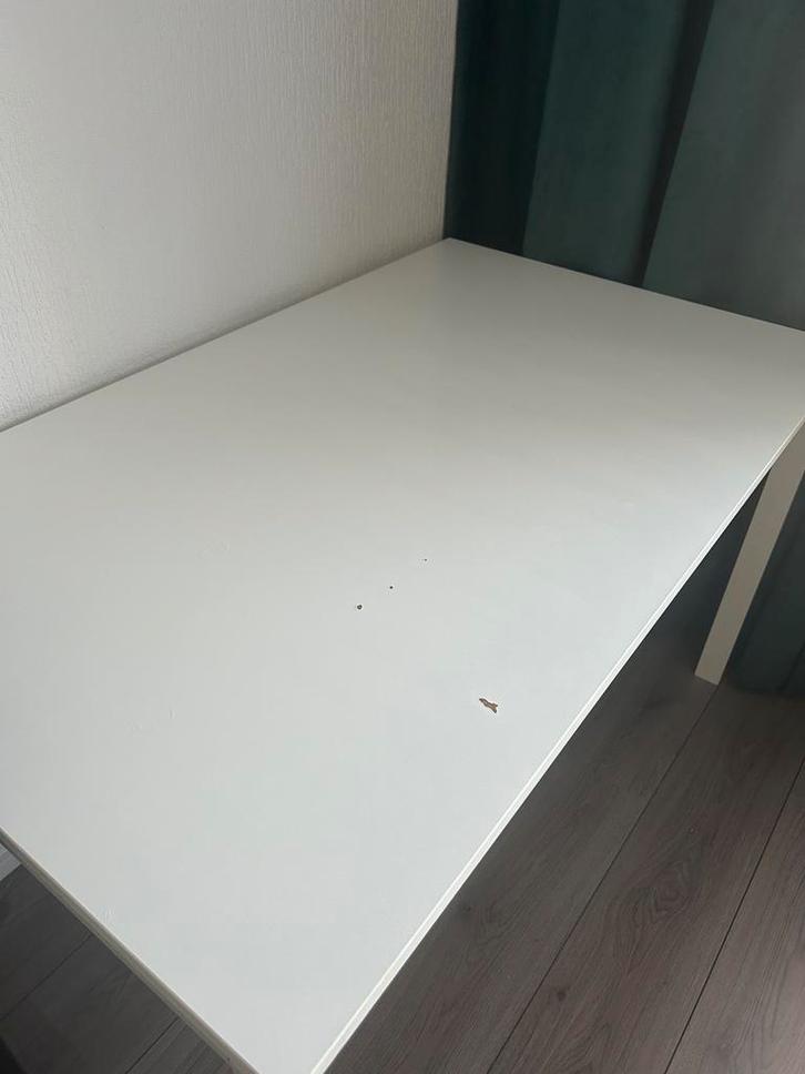 Ikea Vihals eettafel wit, Huis en Inrichting, Tafels | Eettafels, Gebruikt, 50 tot 100 cm, 100 tot 150 cm, Vier personen, Rechthoekig