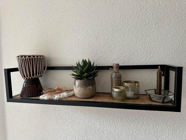 Wandrek - Wandplank Mangohout - Zware kwaliteit - NIEUW, Huis en Inrichting, Woonaccessoires | Wandplanken en Boekenplanken, Nieuw