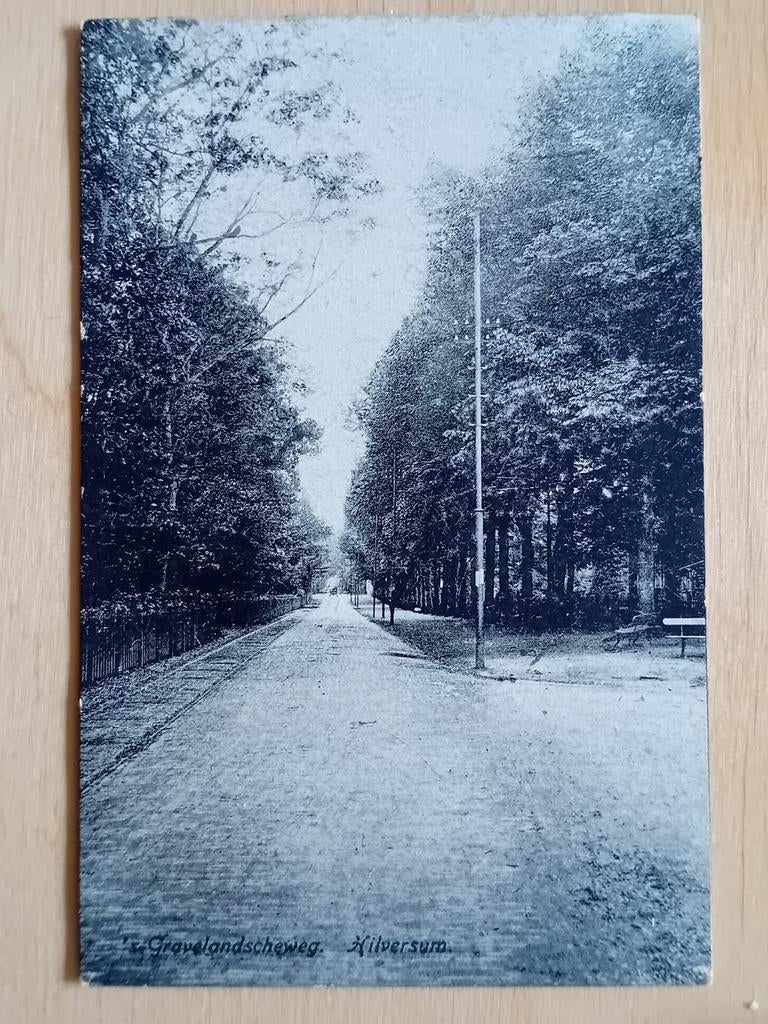 Ansichtkaart Hilversum, Ophalen of Verzenden, Noord-Holland