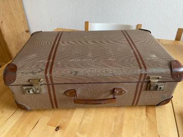 Vintage Koffer bruin 50 x 30 x 15 cm beschikbaar voor biedingen