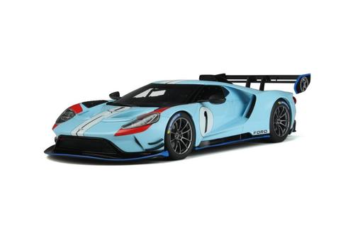 Ford GT Mk II Multimatic Gulf Blue Livery GT Spirit GT867, Hobby en Vrije tijd, Modelauto's | 1:18, Nieuw, Auto, Overige merken