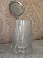 Vintage Heineken Bierpul met Tinnen Deksel, Verzamelen, Biermerken, Ophalen of Verzenden, Nieuw, Pul(len), Heineken