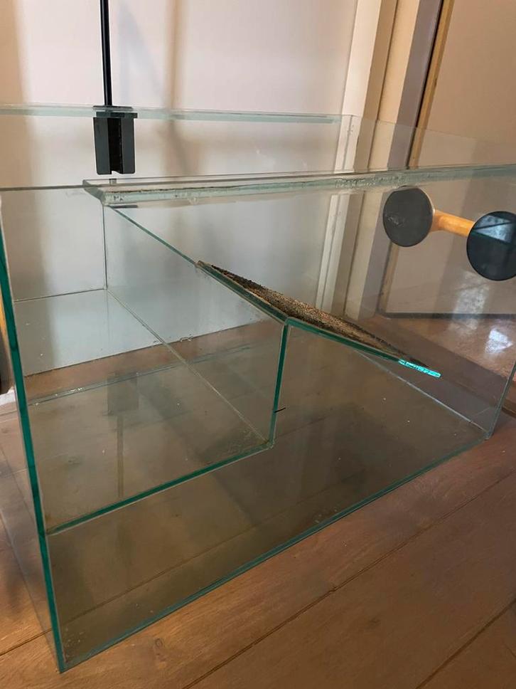 Schildpaden aquarium 80x50x60, Dieren en Toebehoren, Vissen | Aquaria en Toebehoren, Gebruikt, Leeg aquarium, Ophalen