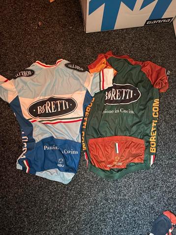 2x Boretti Wielershirts Maat S - Nieuw! beschikbaar voor biedingen