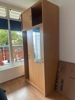 Kledingkast met spiegel - gebruikt, Ophalen, Gebruikt, 50 tot 75 cm, 200 cm of meer