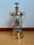 Glazen lantaarn met muziekdoos, Antiek en Kunst, Antiek | Lampen, Ophalen of Verzenden