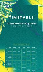 Loveland Saturday 30yrs, Tickets en Kaartjes, Evenementen en Festivals, Eén persoon