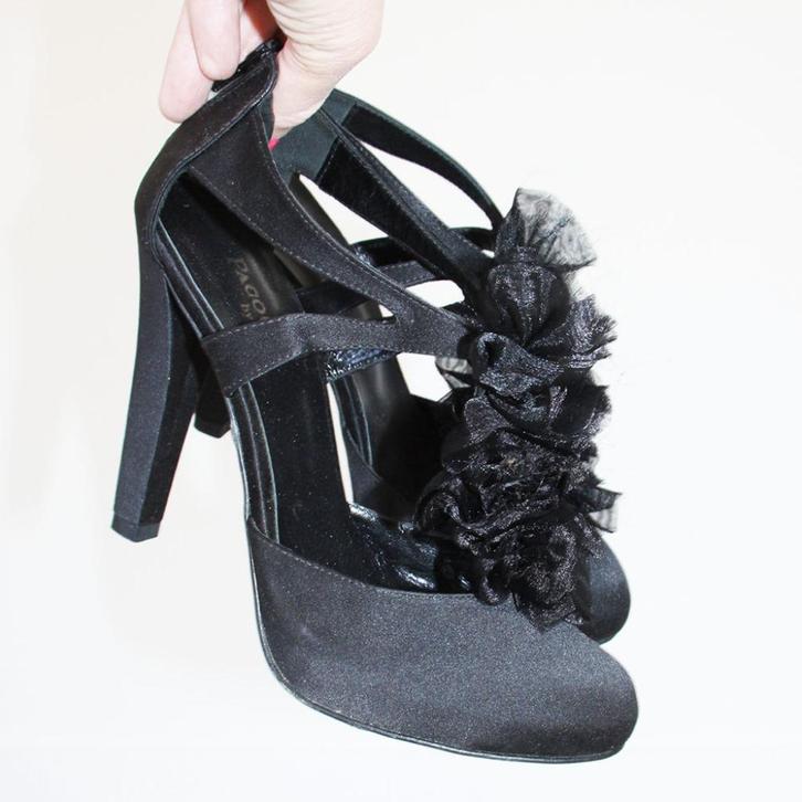 Schitterende Paco Gil Pumps s4 (Maat 37) € 45,-, Kleding | Dames, Schoenen, Zo goed als nieuw, Pumps, Zwart, Ophalen of Verzenden