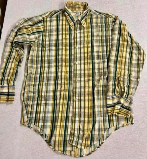 Country Gent blouse overhemd vintage maat-L streep gestreept, Kleding | Heren, Overhemden, Zo goed als nieuw, Halswijdte 41/42 (L)