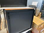 Roldeurkast Amerland 80x75 cm zwart incl topbkad. En lade, Zo goed als nieuw, Minder dan 100 cm, 25 tot 50 cm, 50 tot 100 cm