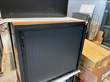 Roldeurkast Amerland 80x75 cm zwart incl topbkad. En lade beschikbaar voor biedingen