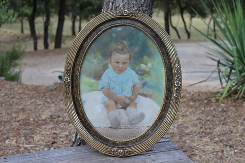 Brocante - Antieke lijsten met tekening!, Huis en Inrichting, Woonaccessoires | Lijsten, Gebruikt, Hout, Ophalen of Verzenden
