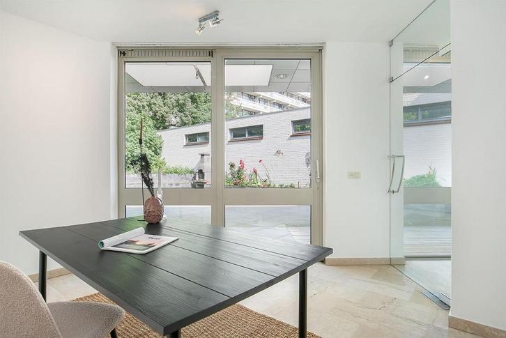 Aluminium schuifpui incl glas, Doe-het-zelf en Verbouw, Deuren en Horren, Gebruikt, 215 cm of meer, 120 cm of meer, Schuifdeur