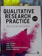 Qualitative Research Practice - Ritchie et al., Ophalen of Verzenden, Zo goed als nieuw, Gamma, WO