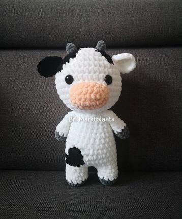 Gehaakte koe groot, 30cm, decoratie, cadeau, bedankje  beschikbaar voor biedingen