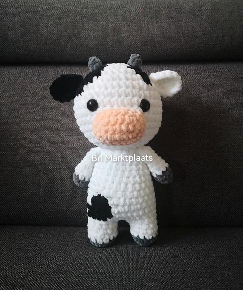 Gehaakte koe groot, 30cm, decoratie, cadeau, bedankje, Hobby en Vrije tijd, Breien en Haken, Nieuw, Haken, Overige typen, Ophalen of Verzenden