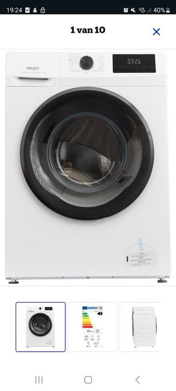 Wasmachine stoom 8kg - 9 mnd oud, nog 4 jr garantie! beschikbaar voor biedingen