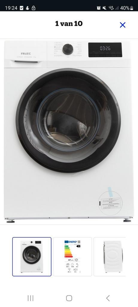 Wasmachine stoom 8kg - 9 mnd oud, nog 4 jr garantie!, Witgoed en Apparatuur, Wasmachines, Zo goed als nieuw, 8 tot 10 kg, 85 tot 90 cm