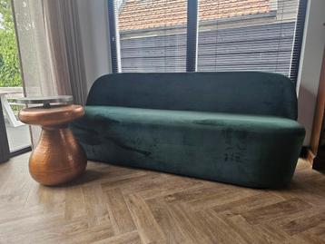 Donkergroene Velvet Bank, merk Studio Zondag beschikbaar voor biedingen