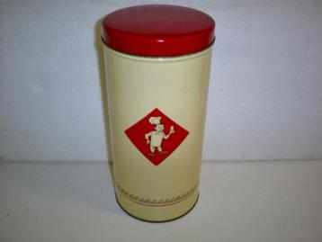 Bolletje - mooi vintage bewaarblik voor beschuit beschikbaar voor biedingen