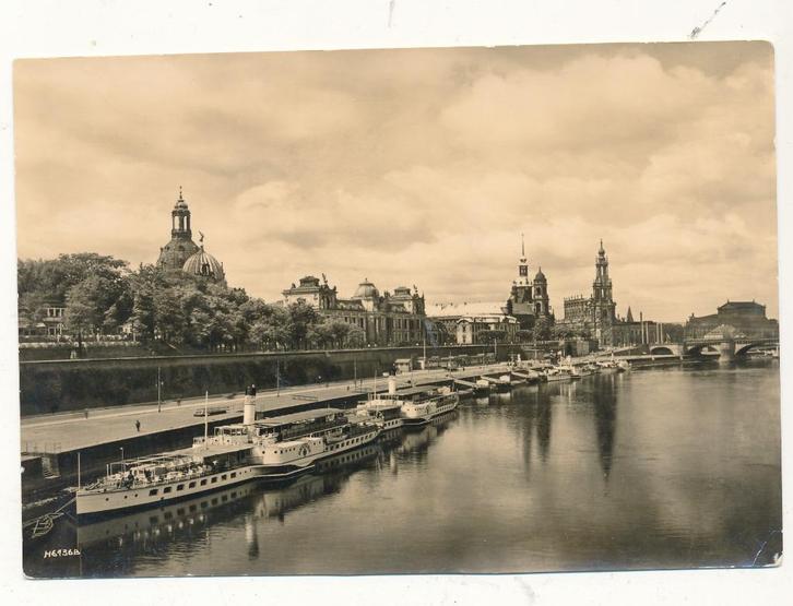 1176 Dresden, Blick von der Brucke der Einheit, Verzamelen, Ansichtkaarten | Buitenland, Duitsland, Ophalen of Verzenden