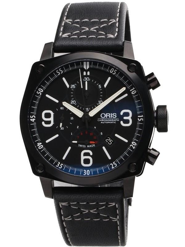 Oris BC4 Chronograph automatic, 45mm,Full Set, Sieraden, Tassen en Uiterlijk, Horloges | Heren, Zo goed als nieuw, Polshorloge